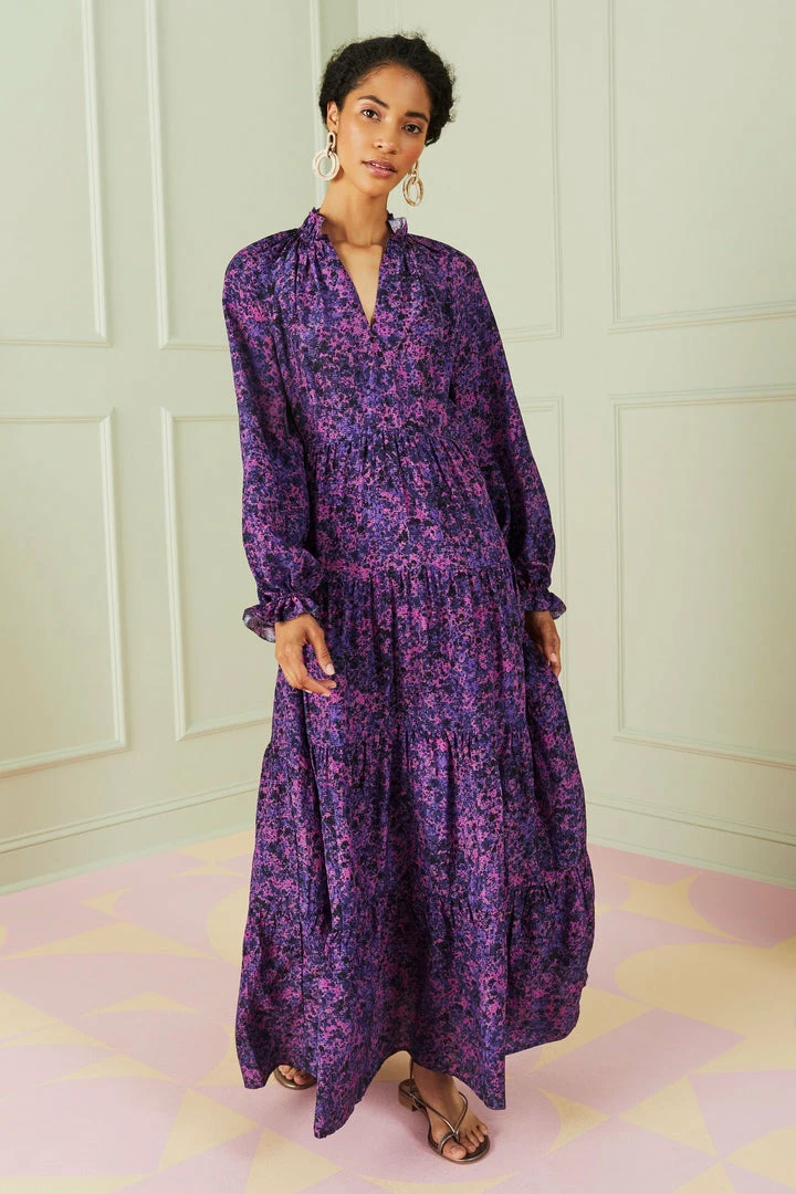 Marie Oliver Dresses Pearle Maxi Dress (Amethyst Dapple) 7 Marie Oliver Dresses Pearle Maxi Dress (Amethyst Dapple)
