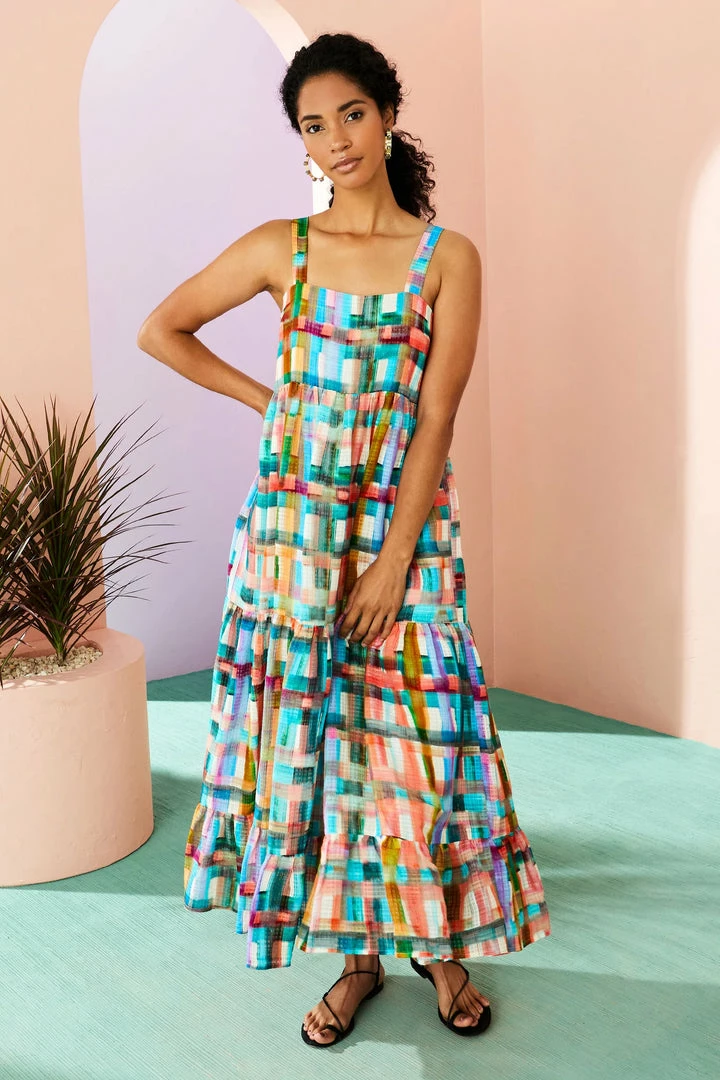 Marie Oliver Petra Dress (Madras) 4 Marie Oliver Petra Dress (Madras)