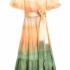 Marie Oliver Rena Wrap Dress (Sunrise)