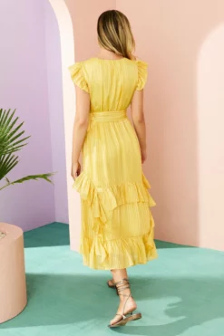 Marie Oliver Dresses Uma Dress (Ochre)