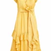 Marie Oliver Dresses Uma Dress (Ochre) 1 Marie Oliver Dresses Uma Dress (Ochre)