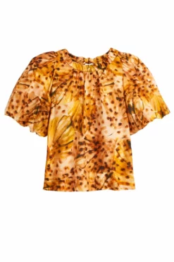 Marie Oliver Tops Wren Top (Golden Palm)