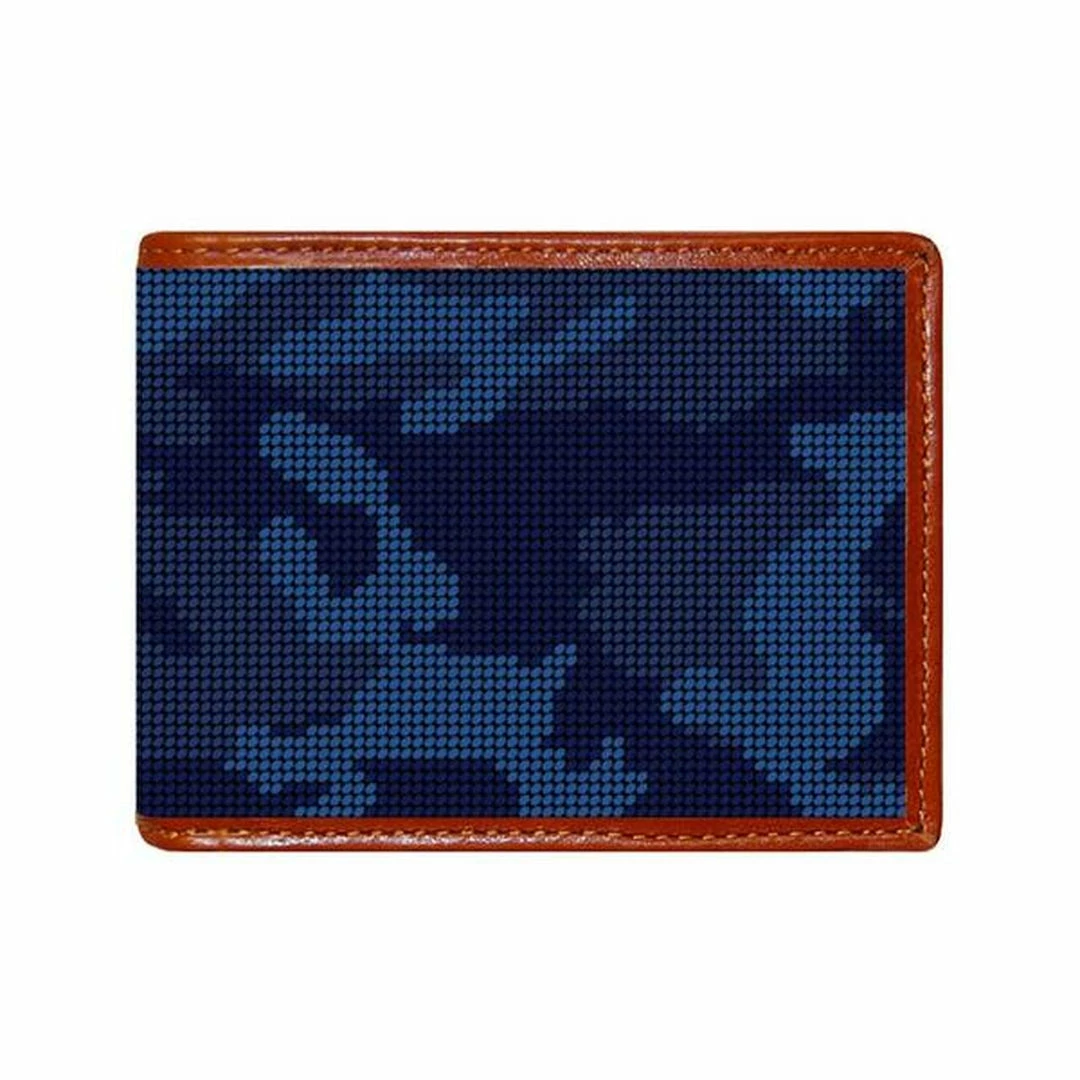 Smathers & Branson Navy Camo Wallet 3 Smathers & Branson Navy Camo Wallet