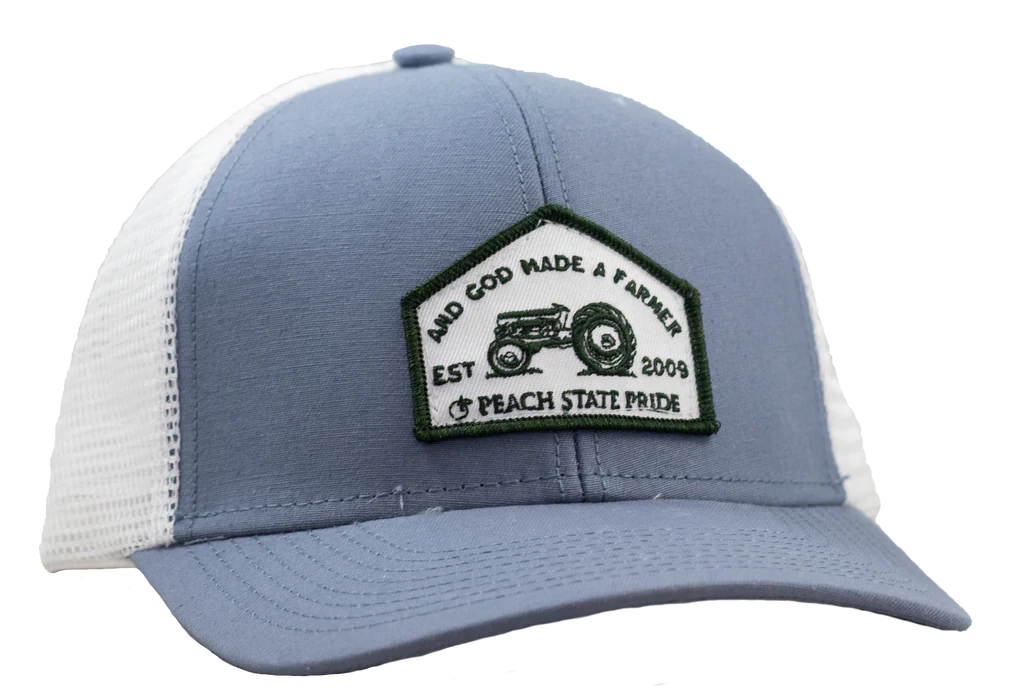 Peach State Pride And God Made A Farmer Trucker Hat Accessories 3 Peach State Pride And God Made A Farmer Trucker Hat Accessories