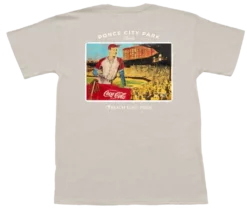 Peach State Pride Tops Atlanta Crackers Short Sleeve Tee (Oatmeal)