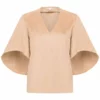 Anna Cate Tops Nina Top (Camel Suede)