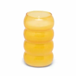 Paddywax Realm 12 Oz Yellow Bubble Candle (Whiskey & Sequoia) Gifts For Her