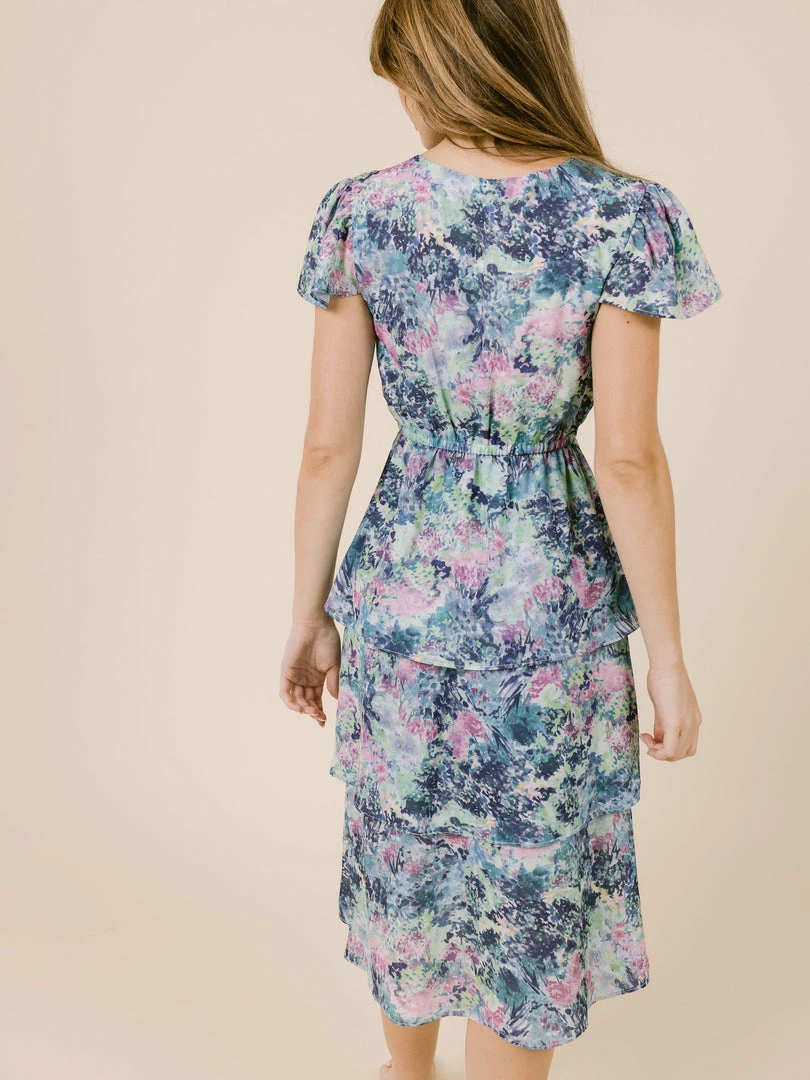 LaRoque Monroe Midi Dress (Blue Waterlily) Dresses 5 LaRoque Monroe Midi Dress (Blue Waterlily) Dresses