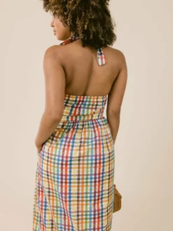 LaRoque Dresses Courtland Crossover Dress (Rainbow Check) 7 LaRoque Dresses Courtland Crossover Dress (Rainbow Check)