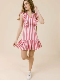 LaRoque Dolly Dress (Candy Stripe)