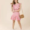 LaRoque Dolly Dress (Candy Stripe) 2 LaRoque Dolly Dress (Candy Stripe)