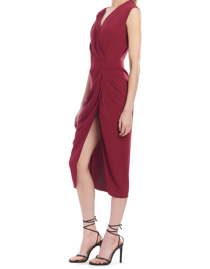 Amanda Uprichard Dresses Roma Dress (Malbec) 4 Amanda Uprichard Dresses Roma Dress (Malbec)