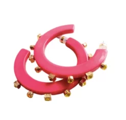 Smith & Co. City Girl Jewel Hoop (Rogue/Yellow) Small