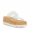 Steve Madden Defuse Sandal (Clear)