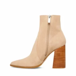 Steve Madden Julina Bootie (Taupe Suede) Shoes
