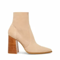 Steve Madden Julina Bootie (Taupe Suede) Shoes