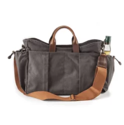 Tom Beckbe Accessories Canvas Utility Bag (Bark)