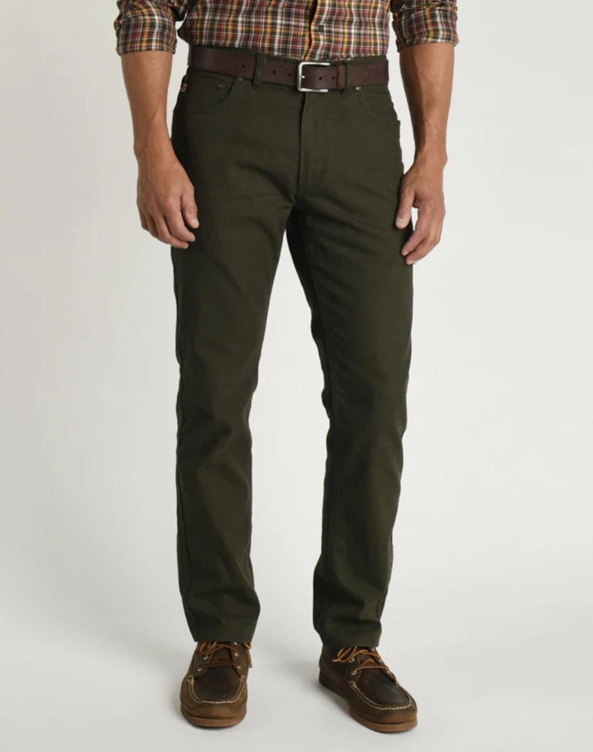 Duckhead Bottoms 1865 Five-Pocket Field Canvas (Forrest Green) 3 Duckhead Bottoms 1865 Five-Pocket Field Canvas (Forrest Green)