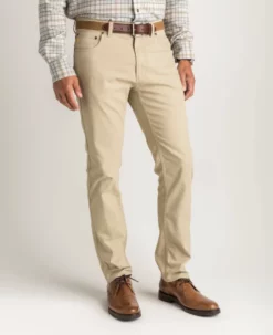 Duckhead 1865 Five-Pocket Field Canvas (Limestone) Bottoms