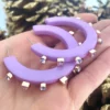 Smith & Co. City Girl Jewel Hoop (Violet) Small 1 Smith & Co. City Girl Jewel Hoop (Violet) Small