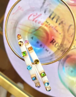 Smith & Co. City Girl Jewel Hoop (Rainbow) Small Jewelry