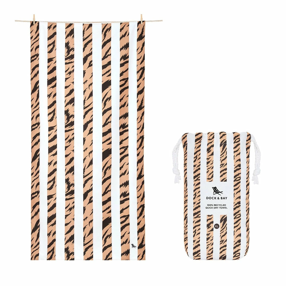 Dock & Bay Swim Quick Dry Towel (Fierce Tiger) XL 3 Dock & Bay Swim Quick Dry Towel (Fierce Tiger) XL