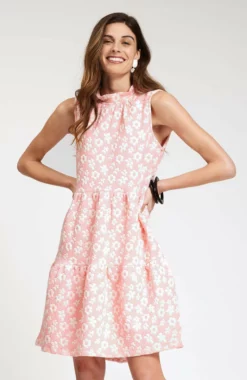 Tyler Boe Toni Jacquard Dress (Daisies)