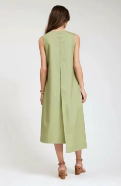 Tyler Boe Cynthia Polished Midi Dress (Seagrass) Dresses