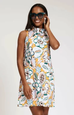 Tyler Boe Stella Mecho Dress Floral Dress (Multi) Dresses