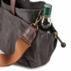 Tom Beckbe Accessories Canvas Utility Bag (Bark)