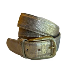 Only Options Accessories Gold Crackle Belt