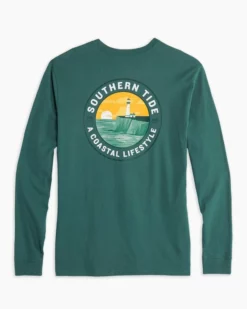 Southern Tide Costal Lifestyle Tee (Mallard Green) Tops