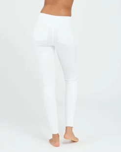 SPANX Bottoms Ankle Jean-Ish Leggings (White)