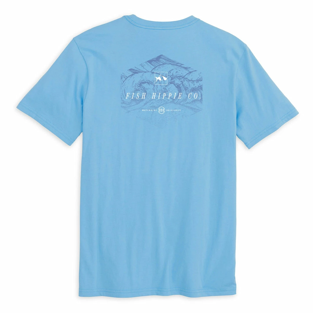 Fish Hippie Vital Short Sleeve Tee (Heathered Sky) 4 Fish Hippie Vital Short Sleeve Tee (Heathered Sky)