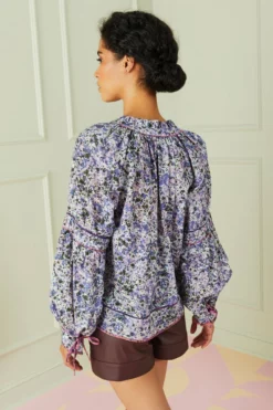 Marie Oliver Pippa Blouse (Dapple Mix) Tops 7 Marie Oliver Pippa Blouse (Dapple Mix) Tops