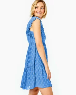 Lilly Pulitzer Arelah Dress (Blue Thistle)