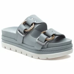 J Slides Baha Sandal (Light Grey) Shoes