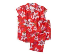 The Cat's Pajamas Gifts For Her Eden Scarlet Luxe Pima Capri