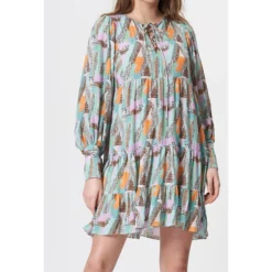 Fresha London Thyra Dress (Abstract Brush) 5 Fresha London Thyra Dress (Abstract Brush)