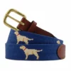 Smathers & Branson Yellow Lab Belt (Classic Navy) Accessories 1 Smathers & Branson Yellow Lab Belt (Classic Navy) Accessories