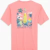 Southern Tide Tops Cerveza Sunset Tee (Citrus Punch)
