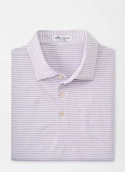 Peter Millar Buoy Performance Jersey Polo (White/Cottoage Blue)