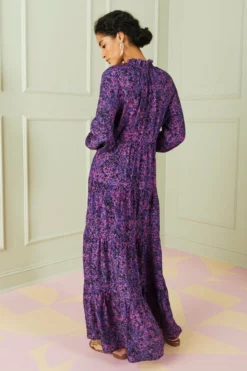 Marie Oliver Dresses Pearle Maxi Dress (Amethyst Dapple) 9 Marie Oliver Dresses Pearle Maxi Dress (Amethyst Dapple)