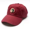 Duckhead Accessories Circle Patch Twill Hat (Weathered Red)