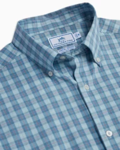 Southern Tide Bollard Plaid Sportshirt (Dream Blue)