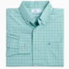 Southern Tide Tops Ebb Plaid Intercoastal Shirt (Wasabi) 2 Southern Tide Tops Ebb Plaid Intercoastal Shirt (Wasabi)
