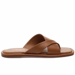 J Slides Yuri Sandal (Tan Leather)
