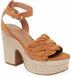 Marc Fisher Shoes Odilia Espadrille Platform Sandal (Natural)