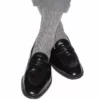 Dapper Classic Black & Ash Houndstooth Cotton Sock Accessories