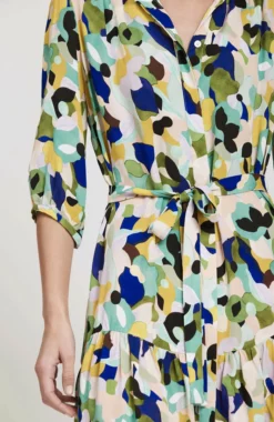 Tyler Boe Petra Viscose Floral Dress (Multi) Dresses